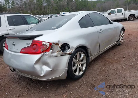 2006 Infiniti G35 z USA, uszkodzony, nr VIN JNKCV54E36M704775